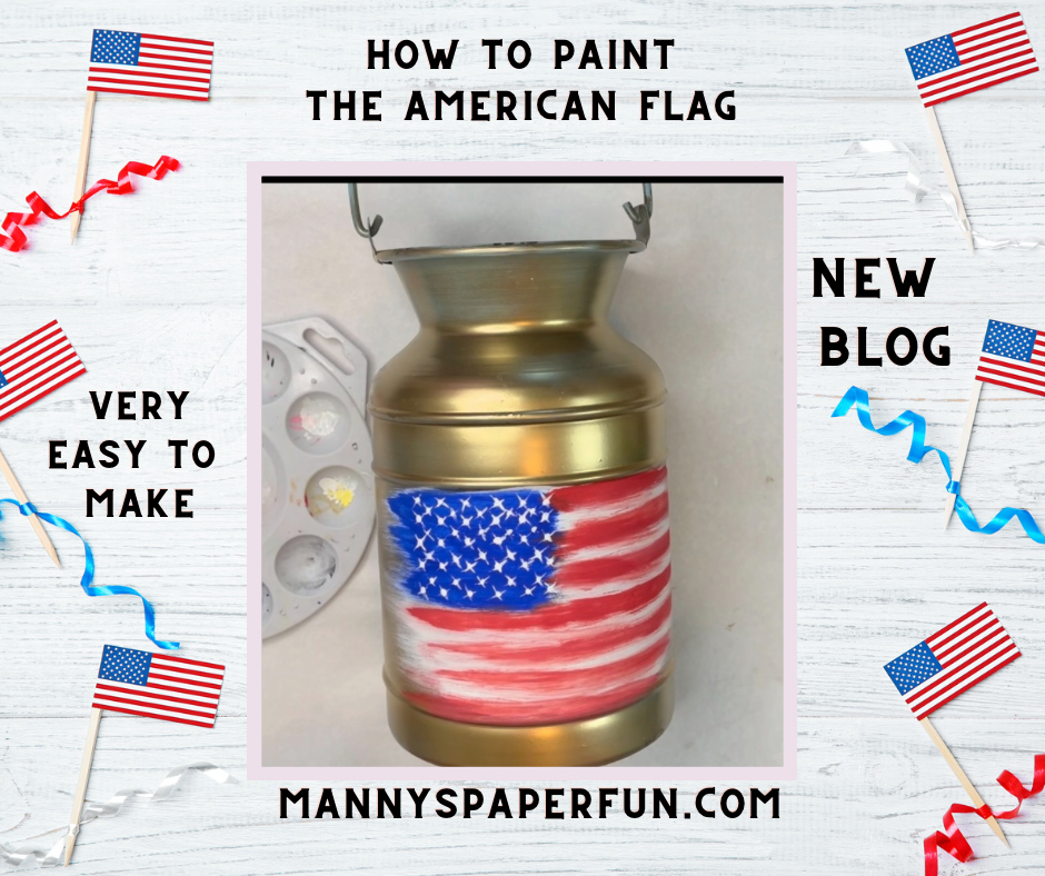 American Flag Painting