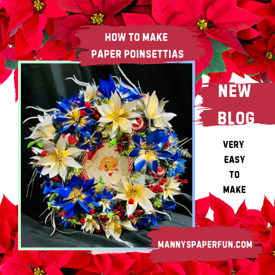 Paper Poinsettias