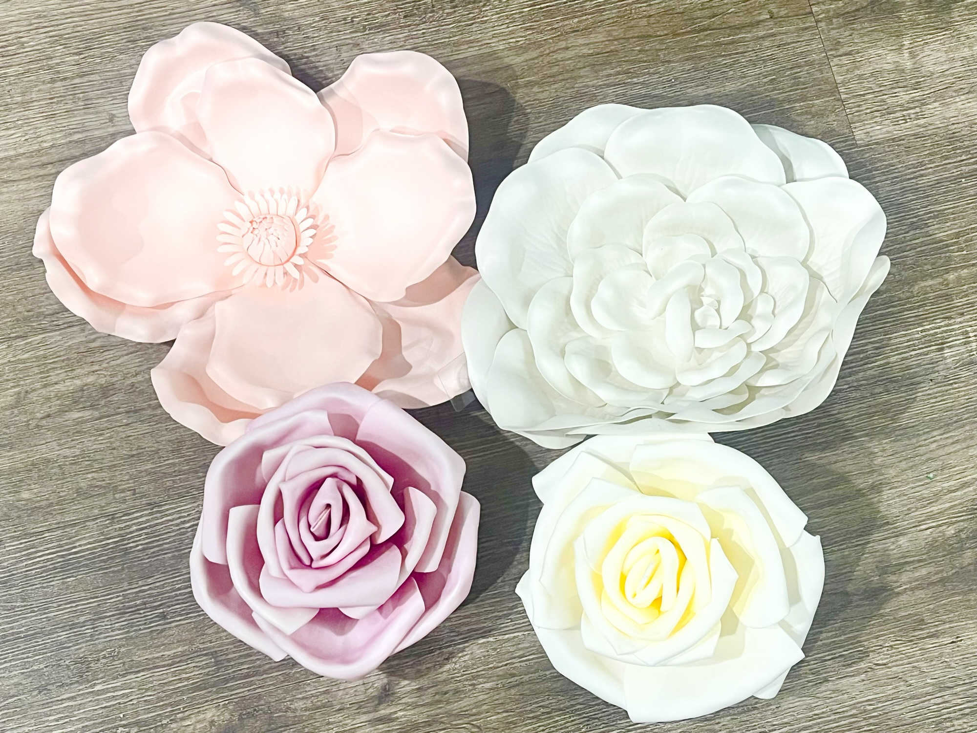 Goodwill Foam Roses Makeover